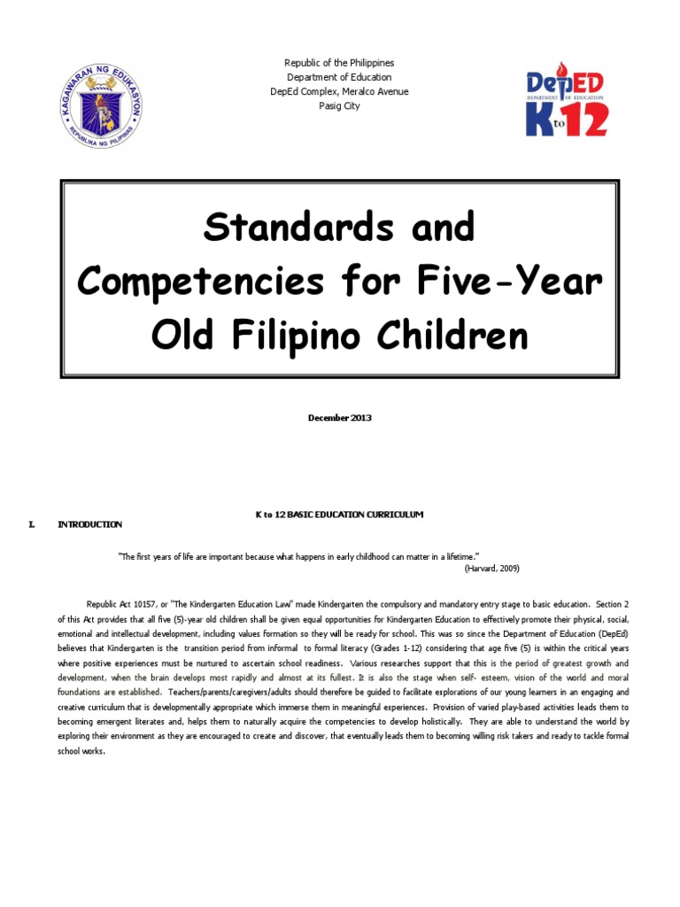 Kindergarten Curriculum Guide December 2013 PDF | Curriculum | Shape