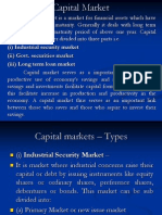 (I) Industrial Security Market (Ii) Govt. Securities Market (Iii) Long Term Loan Market