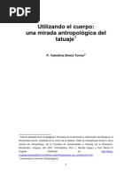 Valentina Brena - Utilizando El Cuerpo Una Mirada Antropologica Del Tatuaje