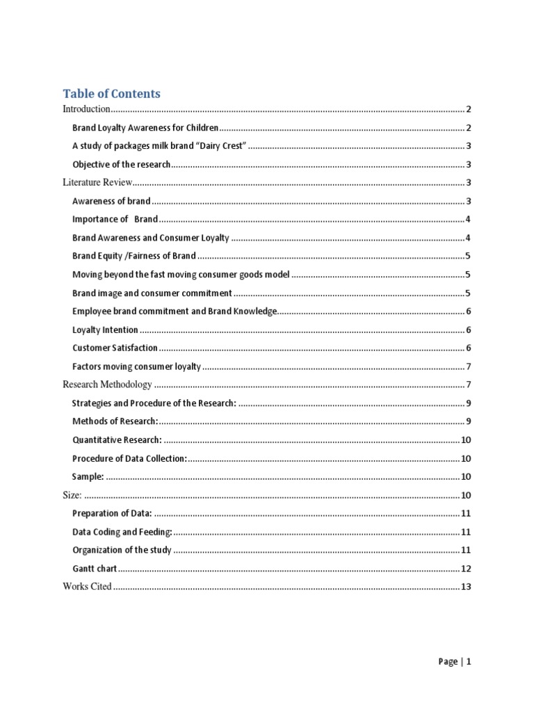 Proposal Milk Brand PDF Brand Survey Methodology