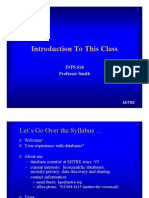 Introduction To This Class