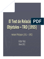 El Test de Relaciones Objetales - TRO