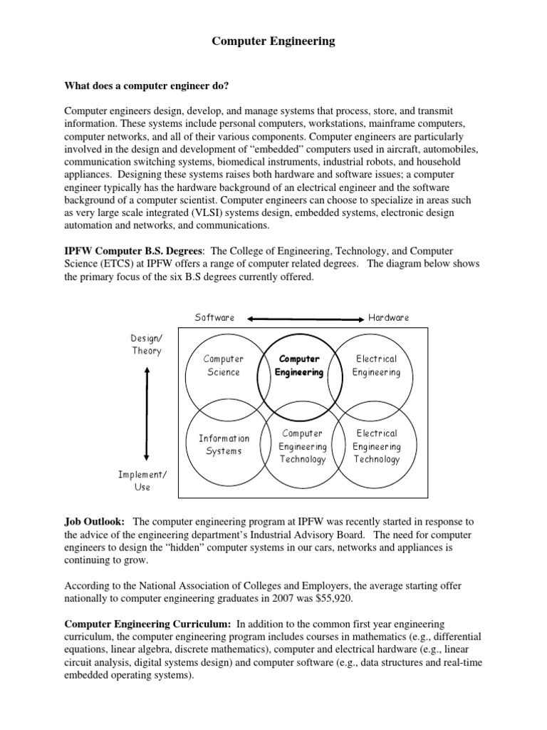 Computer Engineering at IPFW | PDF