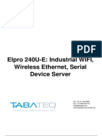 Elpro 240U-E Industrial WIFI Wireless EthernetSerial Device Server User Manual