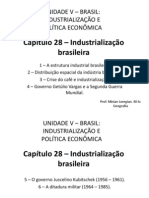Capítulo 28 - Industrialização brasileira