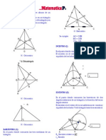 Centros notables de un triángulo