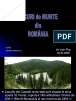 Lacuri de Munte Din Romania