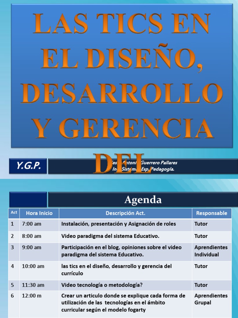 Tic en El Curriculo | PDF | Plan de estudios | Tecnología de ...