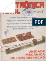 Montando uma unidade de reverberação mecânica