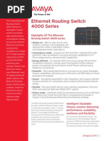 ERS 4000 Series Fact Sheet
