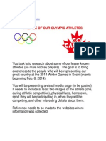 Profiling Olympic Athletes