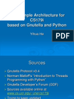 An Example Architecture For CS179i Based On Gnutella and Python