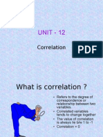 UNIT - 12: Correlation