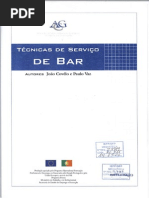 manual serviço de bar  iefp