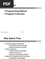 Batch & MS-DOS Programming