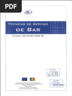 manual serviço de bar  iefp