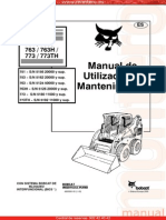 Manual Operacion Mantenimiento Minicargador 751 773th Bobcat