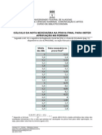 20091214 Calculo Nota Prova Final Aprovacao