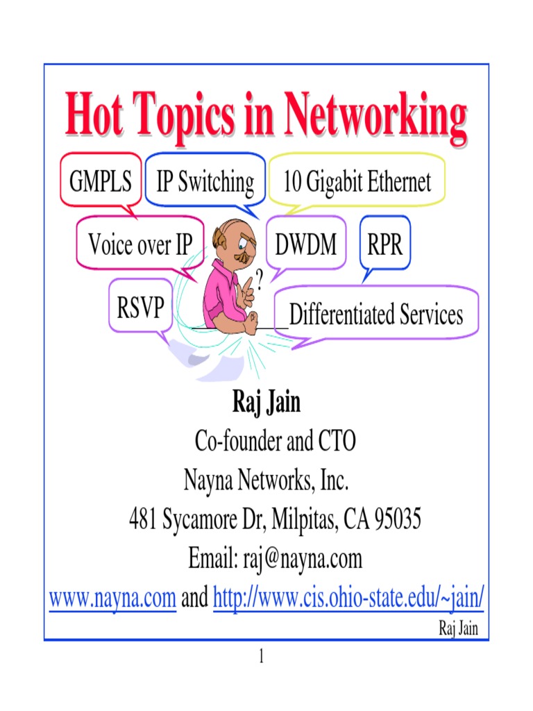Hot Topics in Networking Multiprotocol Label Switching Quality Of