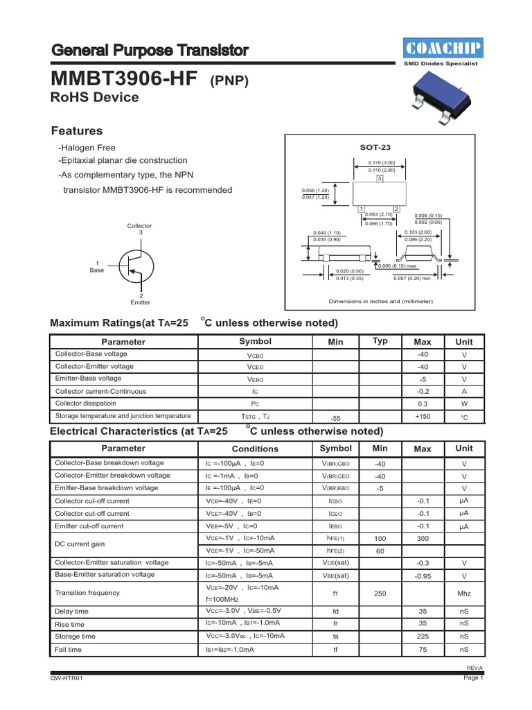 Transistor SMD PDF