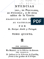 25415626 Sentencias de Teognis de Phocylides de Pitagoras y de Otros Sabios de Grecia 1802