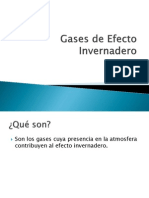 Gases de Efecto Invernadero