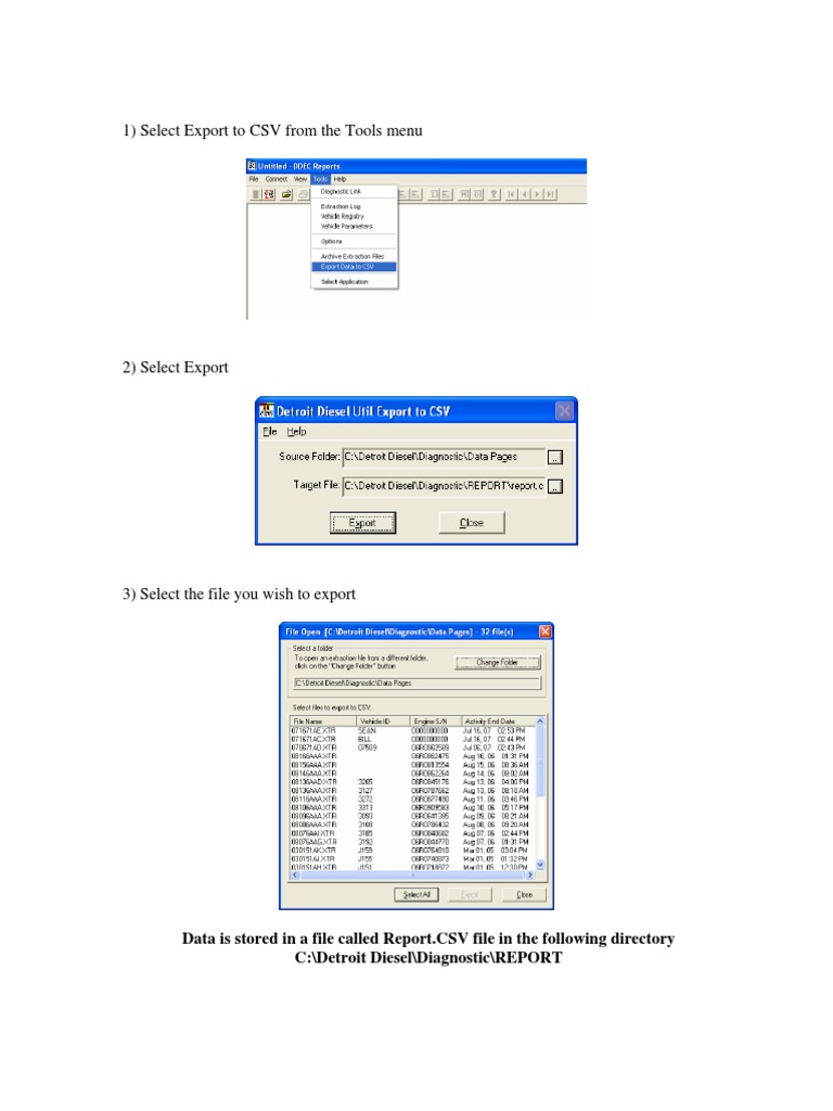 Saving Data To A CSV File | PDF