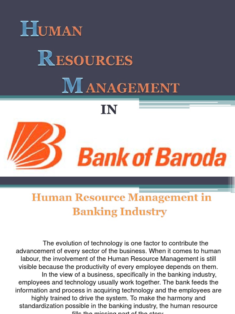 HR Practices at Bank of Baroda | PDF | Human Resource Management ...