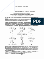 Alkaloid Biosynthesis in Croton Linearis