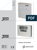 Bentel J424 Manual de Usuario