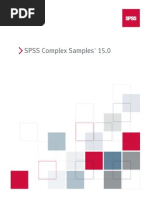 SPSS Complex Samples 15.0