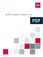 SPSS Complex Samples 15.0