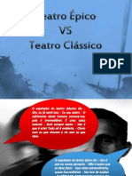 Teatro Épico Versus Teatro Clássico