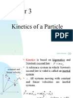 Kinetics of A Particle