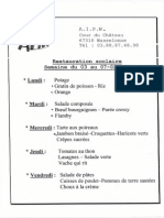 Menus Semaines Du 03-02 Au 21-02-14