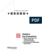 Pediatric Eye Evaluations