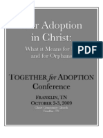 Our Adoption in Christ: