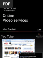 Online Video Services: Nikos Drandakis