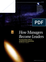 How Managers Become Leaders