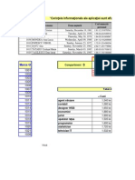Aplicatia8 Excel - Baze de Date Excel (Validarea Datelor)