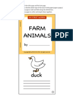Farm Animals: My First Words