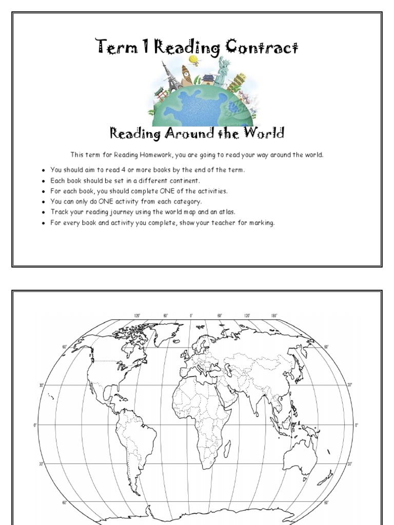 Term 1 Global Reading Contract | PDF