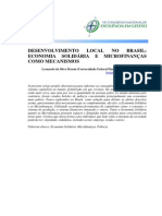 Economia Solidaria e Microfinancas PDF