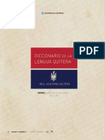 Diccionario de La Lengua Quiteña PDF