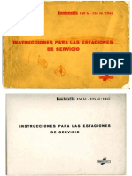 Instrucciones para las estaciones de Servicio Lambretta 150 LD 1957