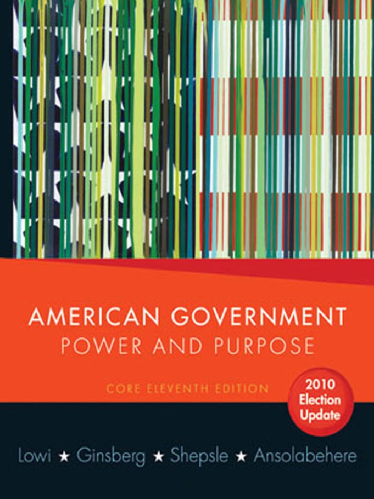 American Government Power And Purpose 13th Edition Pdf Download