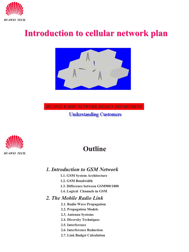 Introduction To Cellular Network Plan | PDF