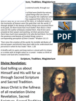 Scripture, Tradition, Magisterium
