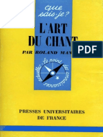 LArt Du Chant PDF