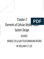 Chapter 2 Elements of Cellular Mobile Radio System Design: Source: Mobile Cellular Telecommunications by William C.Y. Lee